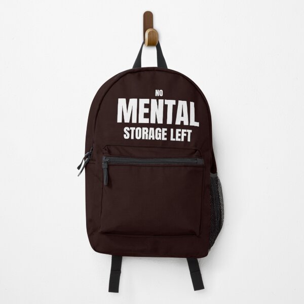 Item preview, No Mental Storage Left – Funny Brain Overload Design designed and sold by ArtPer-design.