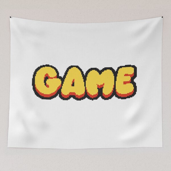 Item preview, GAME text designed and sold by Sticktle.