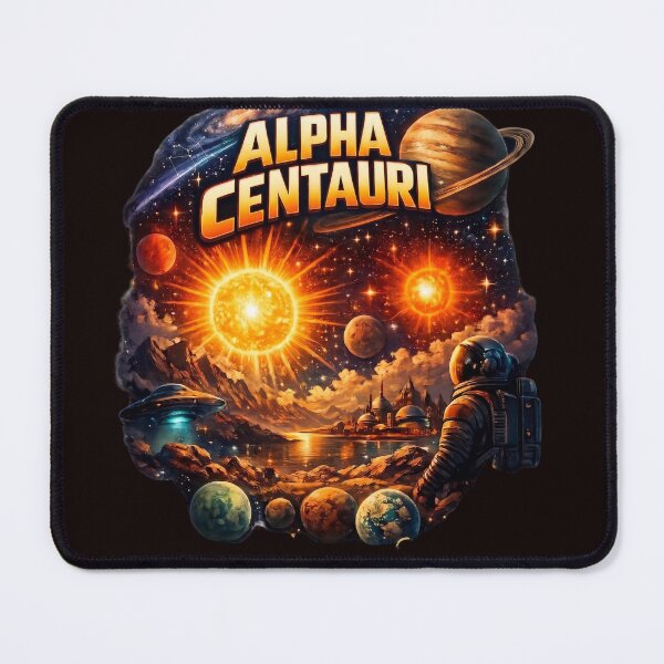 Item preview, Alpha Centauri Cosmic Space Artwork designed and sold by AlienJoy.