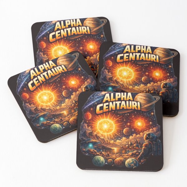 Item preview, Alpha Centauri Cosmic Space Artwork designed and sold by AlienJoy.