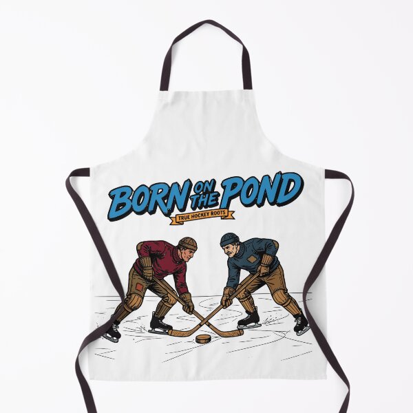 Item preview, Born On The Pond True Hockey Roots Vintage Illustration designed and sold by AMSPHY.