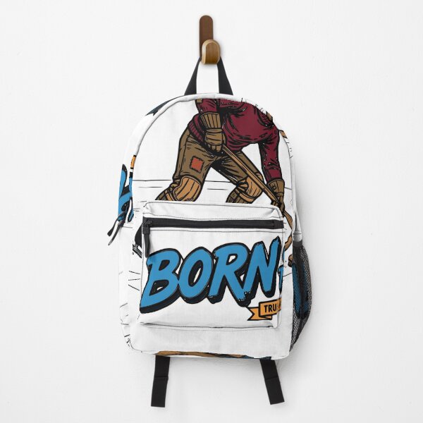 Item preview, Born On The Pond True Hockey Roots Vintage Illustration designed and sold by AMSPHY.