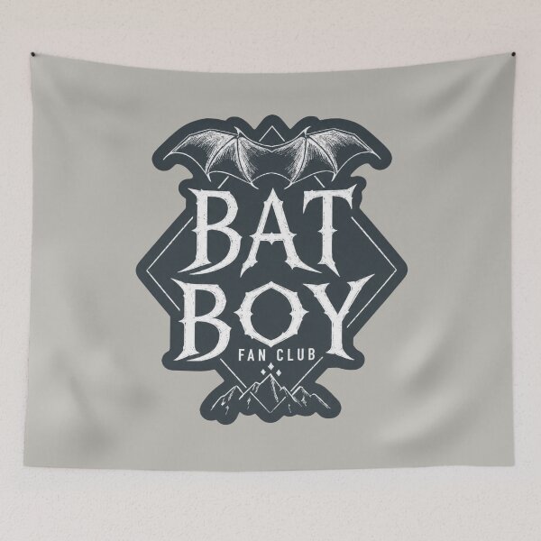 Item preview, Bat Boy Fan Club – Gothic Mountain Crest designed and sold by Drukva.