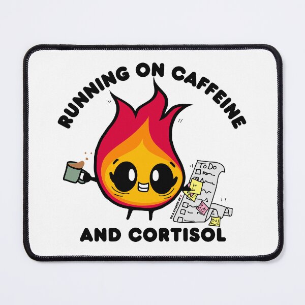 Item preview,     Running on Caffeine and Cortisol designed and sold by Dr. B Sticker Rx.