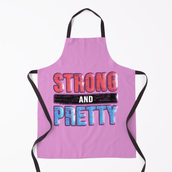 Item preview, Strong and Pretty Gym Girl Motivation Fitness Quote Gift designed and sold by AstronautMerch.
