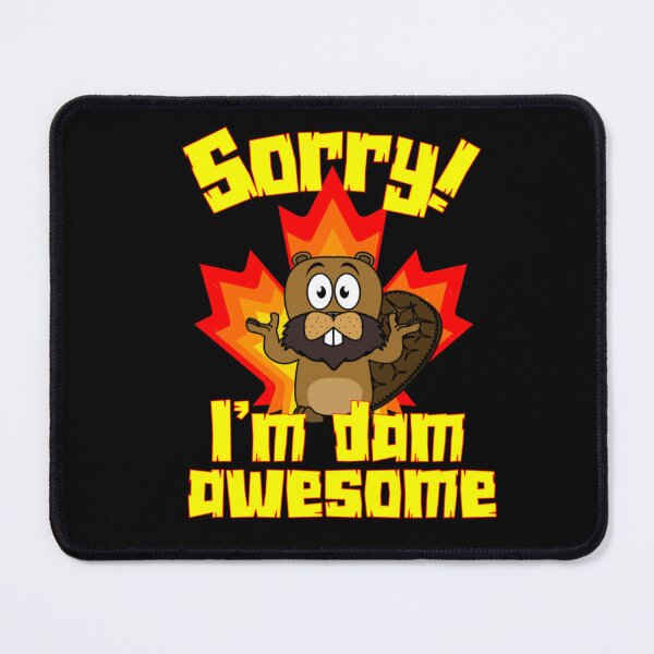 Item preview, Dam Awesome Beaver Poster Design Today Graphic Art designed and sold by LisaAlma.