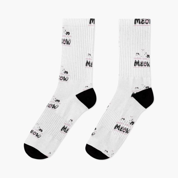 Item preview, Cute Meow Cat Family Silhouette – Minimalist Black Cat Lovers Design designed and sold by Joyfulfabric.
