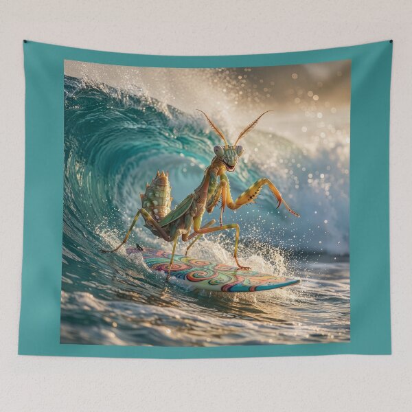 Item preview, Who Knew a Praying Mantis Could Feel the Stoke? designed and sold by Tridentulus.