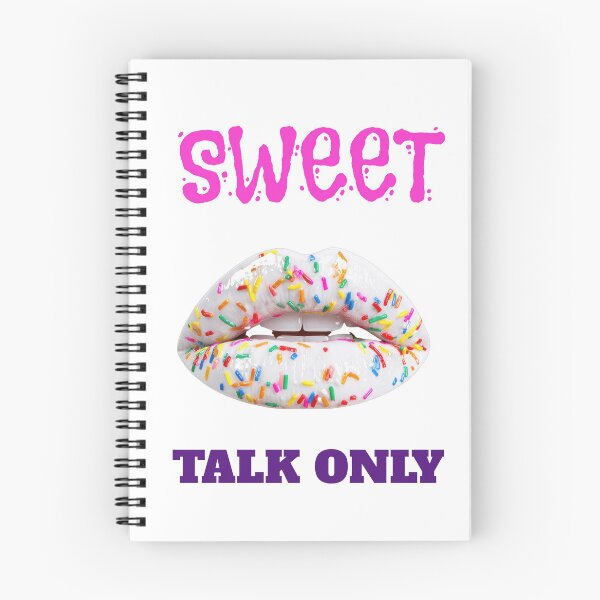 Item preview, Sweet talk only saying with colorful sugar sprinkle lips designed and sold by Mauswohn.