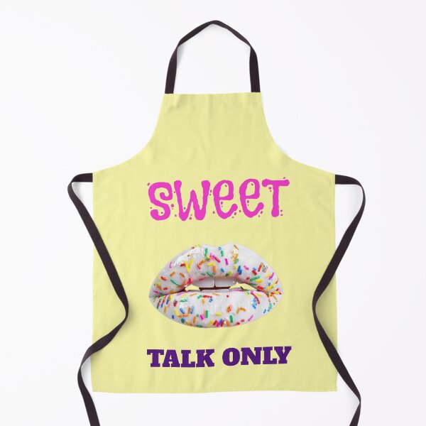 Item preview, Sweet talk only saying with colorful sugar sprinkle lips designed and sold by Mauswohn.
