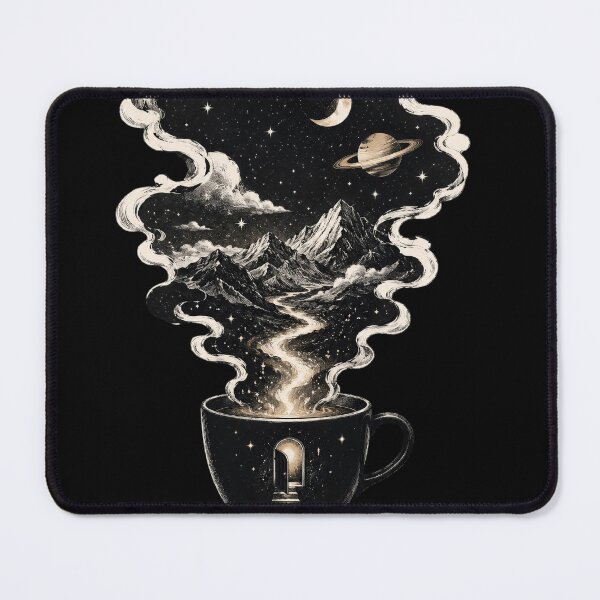 Item preview, Cosmic Coffee Portal - Celestial Universe in a Cup designed and sold by RandomCapyshop.
