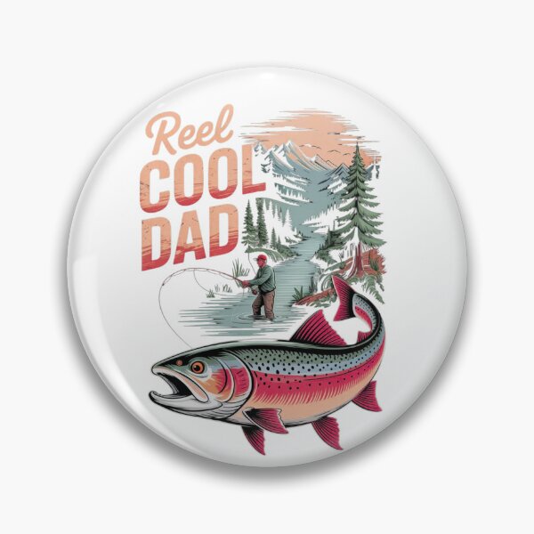 Item preview,  Reel Cool Dad Fishing New Dad Life Happy Father's Day Papa designed and sold by ZACK ART.