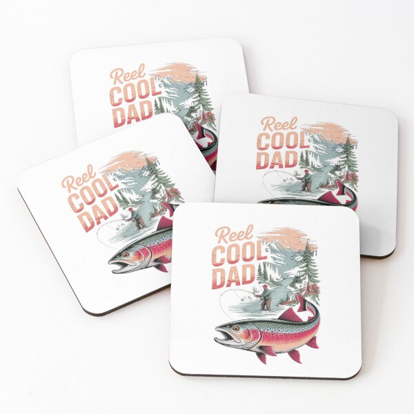 Item preview,  Reel Cool Dad Fishing New Dad Life Happy Father's Day Papa designed and sold by ZACK ART.