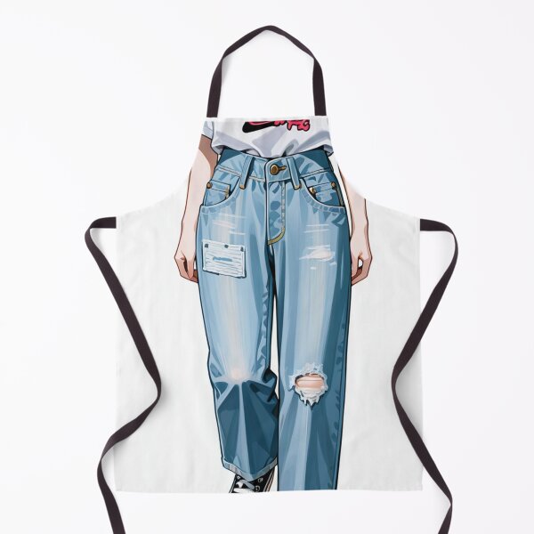 Item preview, Fashion - Casual outfit white tee distressed jeans designed and sold by AnimeShin.