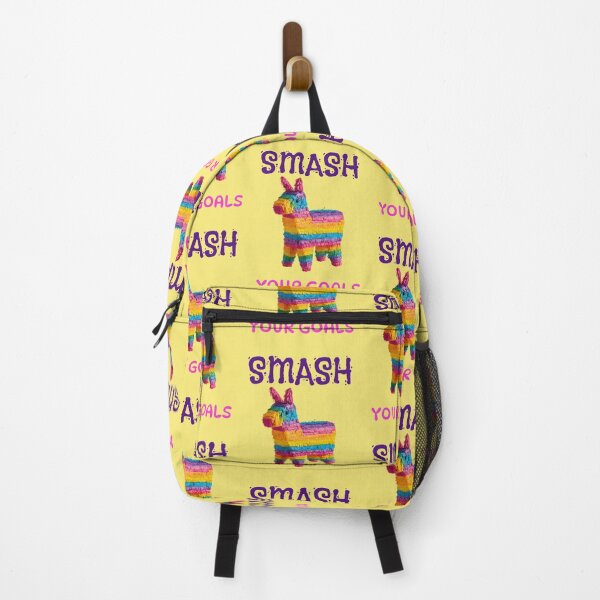 Item preview, "Smash your goals" slogan with colorful piñata designed and sold by Mauswohn.