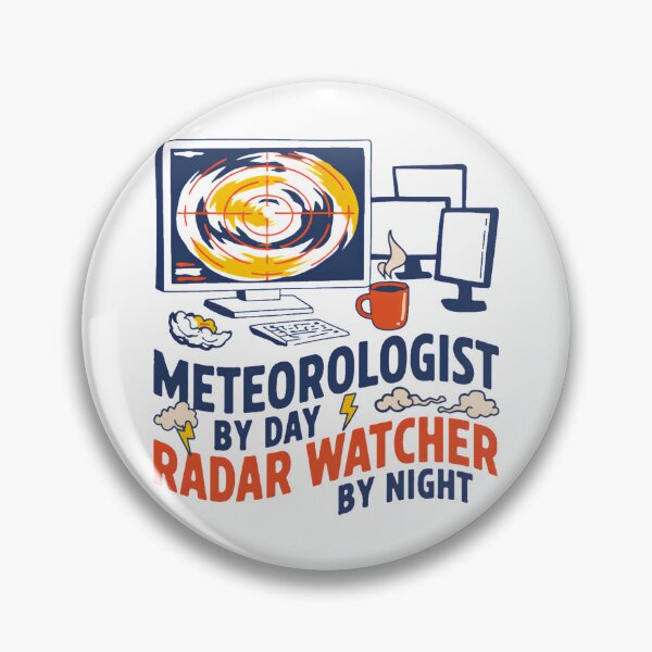 Item preview, Meteorologist by Day Radar Watcher by Night – Weather Radar Storm Chaser Design designed and sold by ArcticFoxStudio.