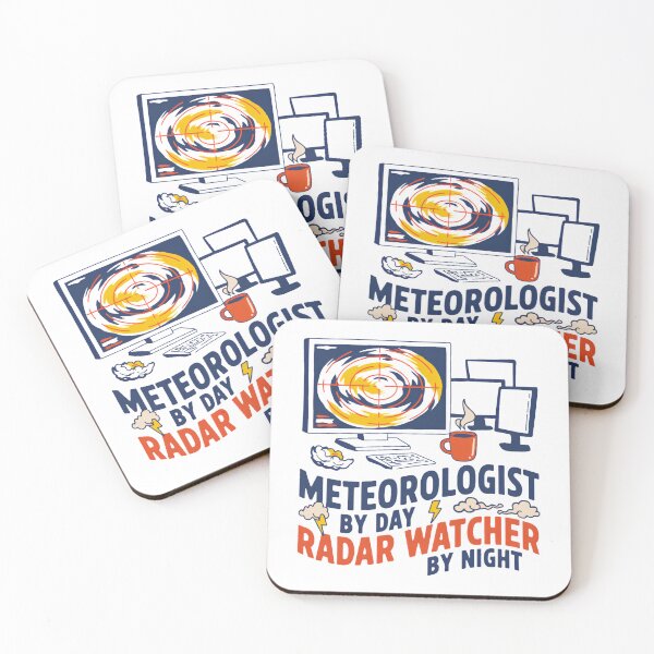 Item preview, Meteorologist by Day Radar Watcher by Night – Weather Radar Storm Chaser Design designed and sold by ArcticFoxStudio.