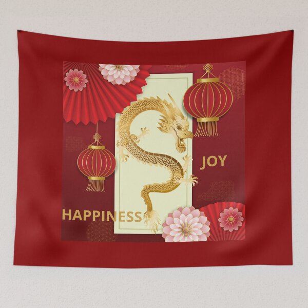 Item preview, Golden Dragon of Happiness and Joy designed and sold by DidiDesignShop.