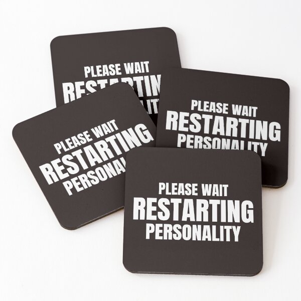 Item preview, Please Wait Restarting Personality – Funny Sarcastic Loading Design designed and sold by ArtPer-design.