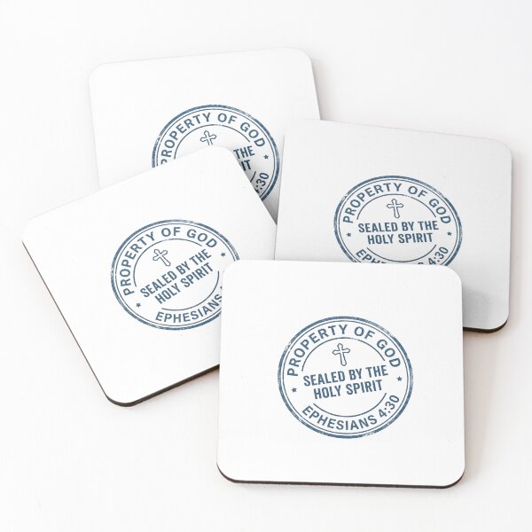 Item preview, God's Property” Christian Badge - Minimalist Blue Design - Badge Edition designed and sold by ByJeffro.