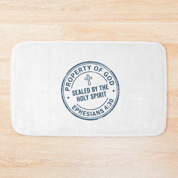 Item preview, God's Property” Christian Badge - Minimalist Blue Design - Badge Edition designed and sold by ByJeffro.