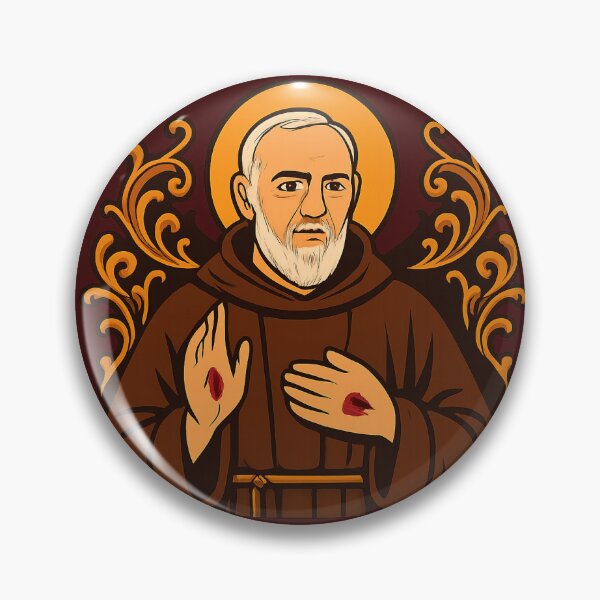 Item preview, Saint Pio of Pietrelcina designed and sold by Aura Lifestyle .