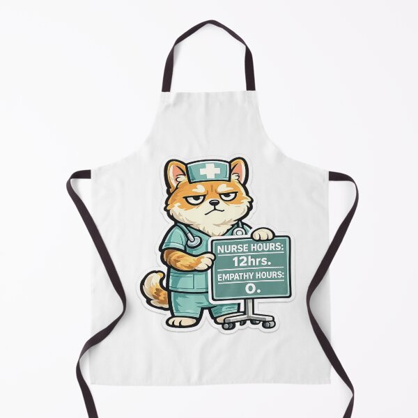 Item preview, Grumpy Nurse Fox Funny Medical Healthcare Worker Gift designed and sold by Gentlestate.