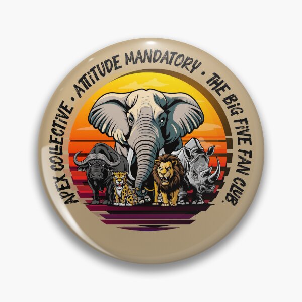 Item preview, Africa's Big Five Animals - Big 5 designed and sold by irfankokabi.