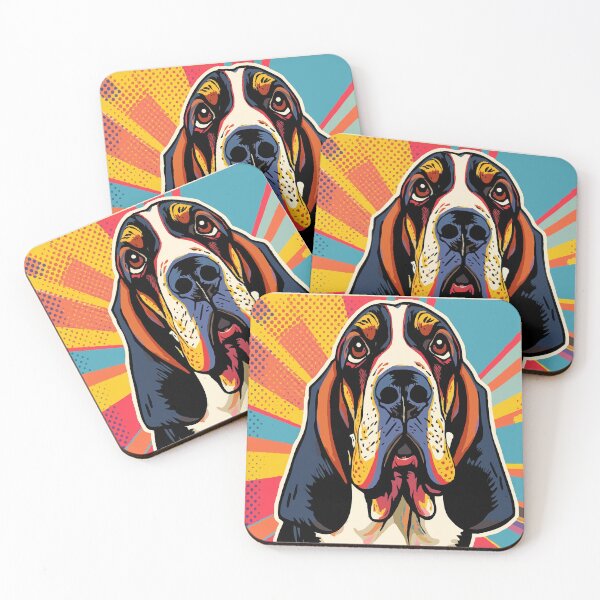 Item preview, Pop Art Basset Hound designed and sold by AbstractAnom.