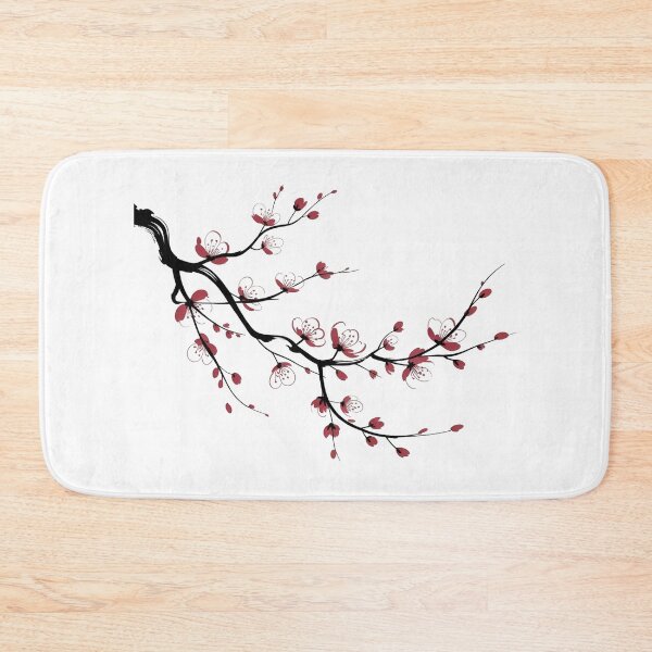 Item preview, Minimalist Sakura Ink Japanese Nature Design designed and sold by WikaKowalczyk.