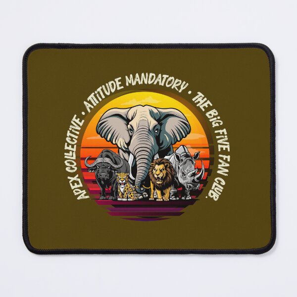 Item preview, Copy of Africa's Big Five Animals - Big 5 designed and sold by irfankokabi.