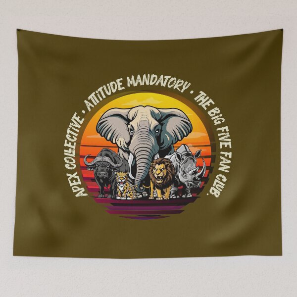 Item preview, Copy of Africa's Big Five Animals - Big 5 designed and sold by irfankokabi.