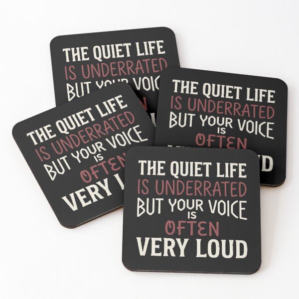 Item preview, The Quiet Life Is Underrated Funny Sarcastic Shirt designed and sold by artlife4.