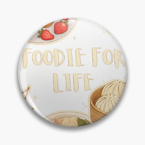 Item preview, Foodie for Life – Cute Food Lover Watercolor Aesthetic Design designed and sold by ravenRM.