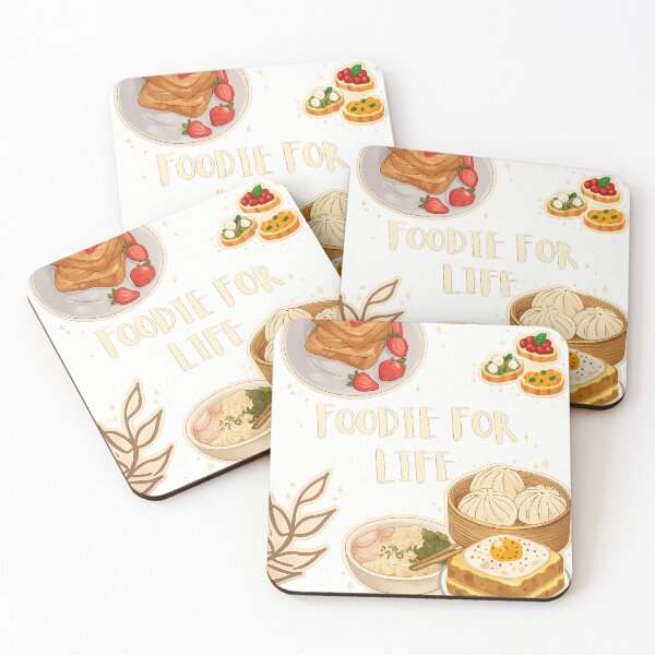 Item preview, Foodie for Life – Cute Food Lover Watercolor Aesthetic Design designed and sold by ravenRM.