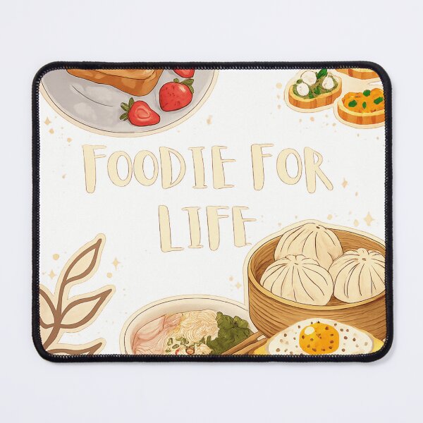 Item preview, Foodie for Life – Cute Food Lover Watercolor Aesthetic Design designed and sold by ravenRM.