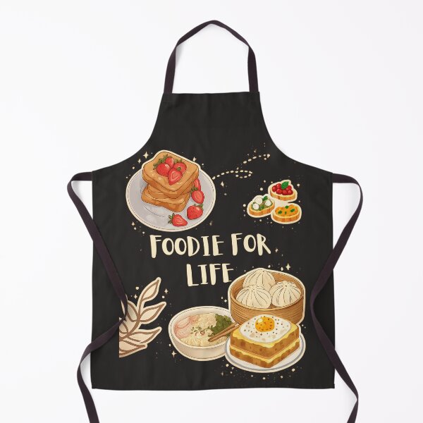 Item preview, Foodie for Life – Cute Food Lover Watercolor Aesthetic Design designed and sold by ravenRM.