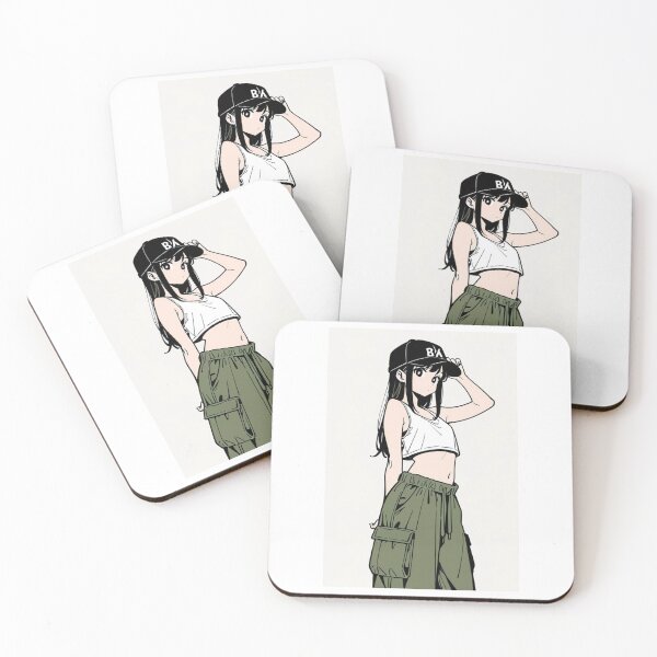 Item preview, Fashion - casuallo woman crop cargo designed and sold by AnimeShin.