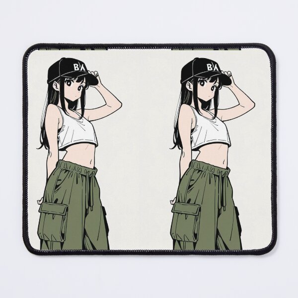 Item preview, Fashion - casuallo woman crop cargo designed and sold by AnimeShin.