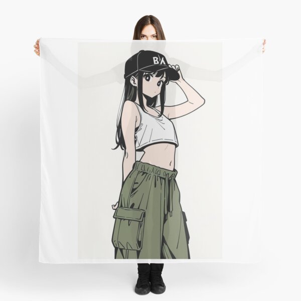 Item preview, Fashion - casuallo woman crop cargo designed and sold by AnimeShin.