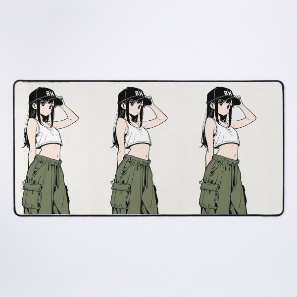 Item preview, Fashion - casuallo woman crop cargo designed and sold by AnimeShin.