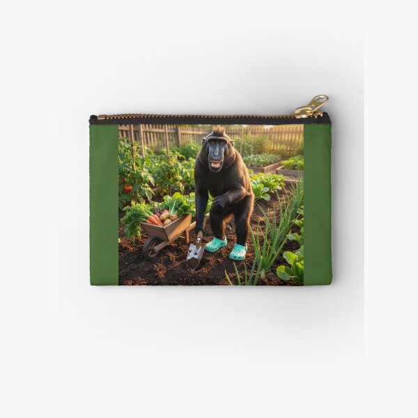 Item preview, Black Crested Macaque Gardener designed and sold by Tridentulus.