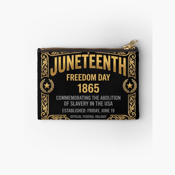 Item preview, Juneteenth Freedom Day 1865 Abolition Of Slavery Gold Crest designed and sold by DH-ArtLab.