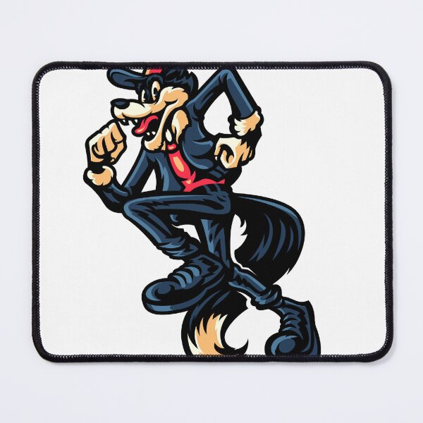 Item preview, Vintage Retro Wolf Mascot Cartoon designed and sold by Divichan.