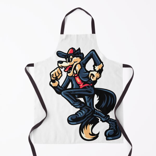 Item preview, Vintage Retro Wolf Mascot Cartoon designed and sold by Divichan.