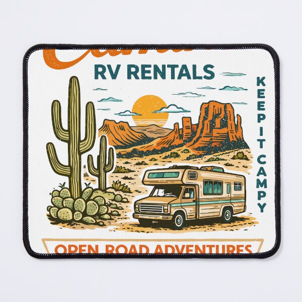 Item preview, Camino RV Rentals Open Road Adventure designed and sold by Matinez Pink.