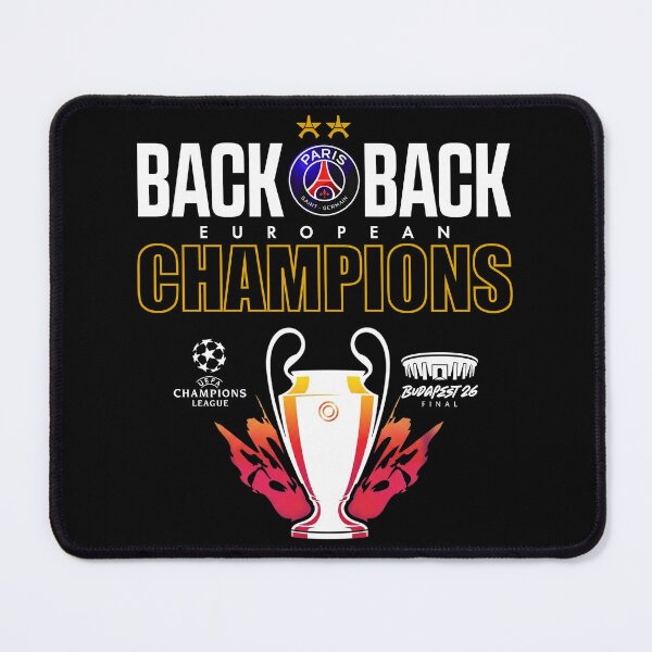 Item preview, PSG ÉTOILE EIFFEL 2 – Back 2 Back Champions d'Europe designed and sold by NuralsArt.