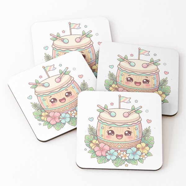 Item preview, Cute Tropical Drum Character designed and sold by MyshopnameSell.