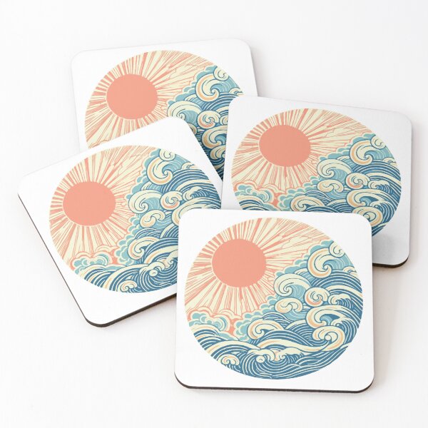 Item preview, Sun Ocean Waves designed and sold by Gkinoki.