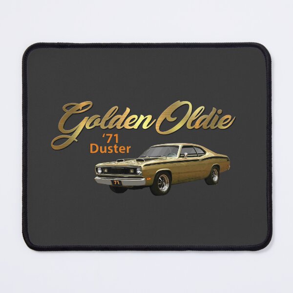 Item preview, VINTAGE 1971 DUSTER CLASSIC CAR, AMERICAN MUSCLE CAR ART designed and sold by classic car craze.